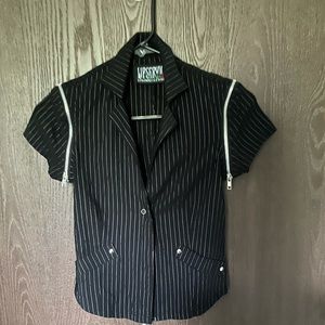 Vintage Lip Service top size petite